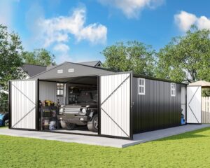 Image 1 of AMERLIFE metal garage shed review