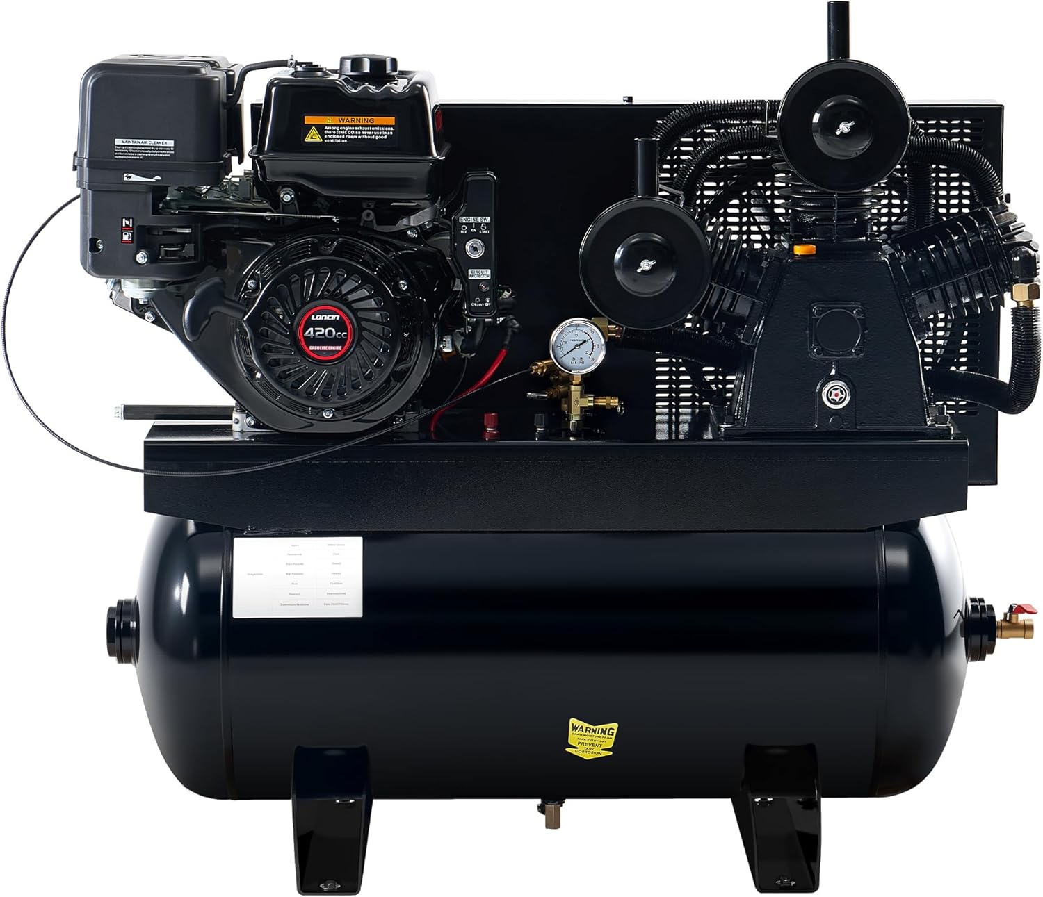 Albott 13HP gas air compressor review, Albott 13HP gas air compressor review and rating, is Albott gas air compressor worth buying, Albott 13HP air compressor review pros cons, Albott gas air compressor review honest opinion, Albott gas air compressor review verdict build quality and materials close-up