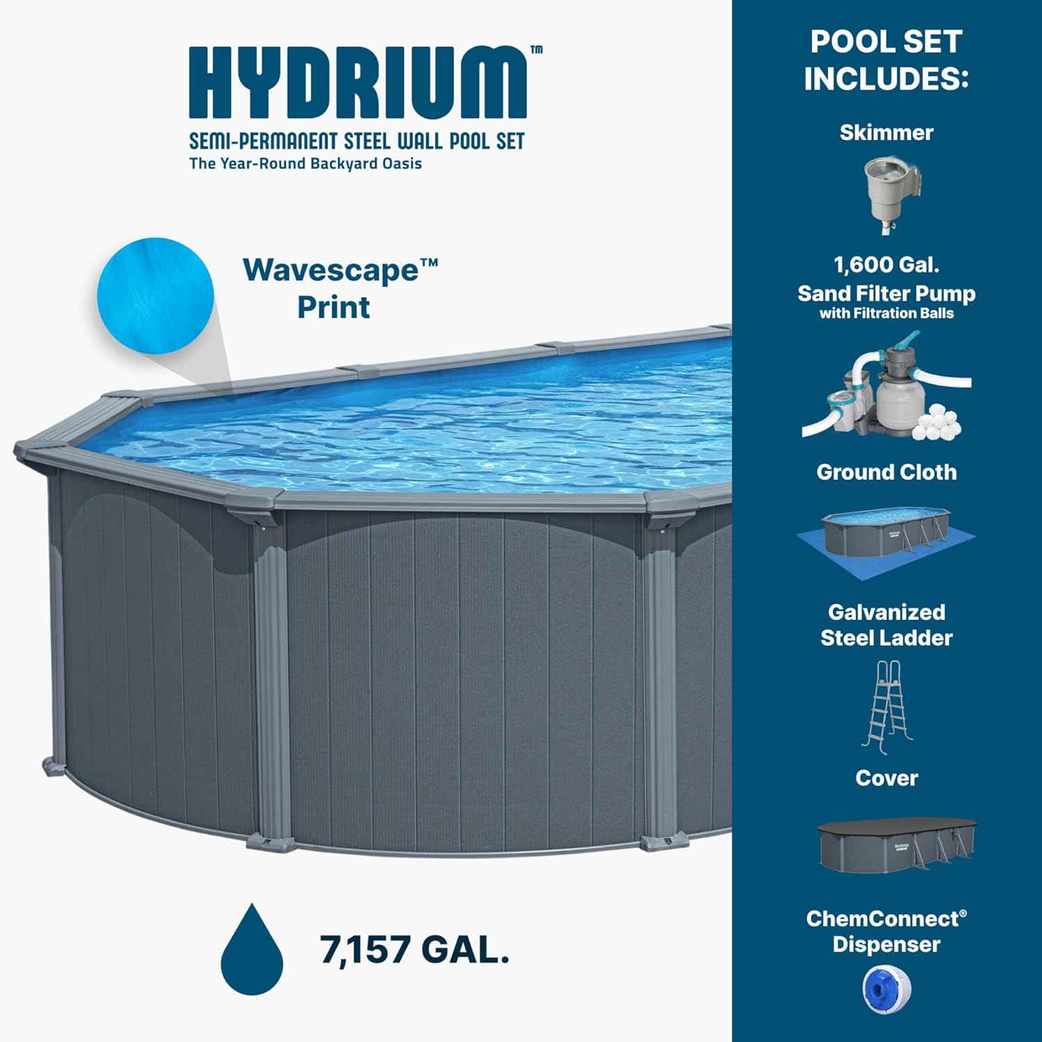 Step-by-step guide for Bestway Hydrium 24x12x52 pool review,Bestway Hydrium pool review and rating,Bestway Hydrium above ground pool review pros cons,Bestway Hydrium 24ft oval pool honest review,Bestway Hydrium 52 inch pool review verdict,is Bestway Hydrium pool worth buying - complete tutorial