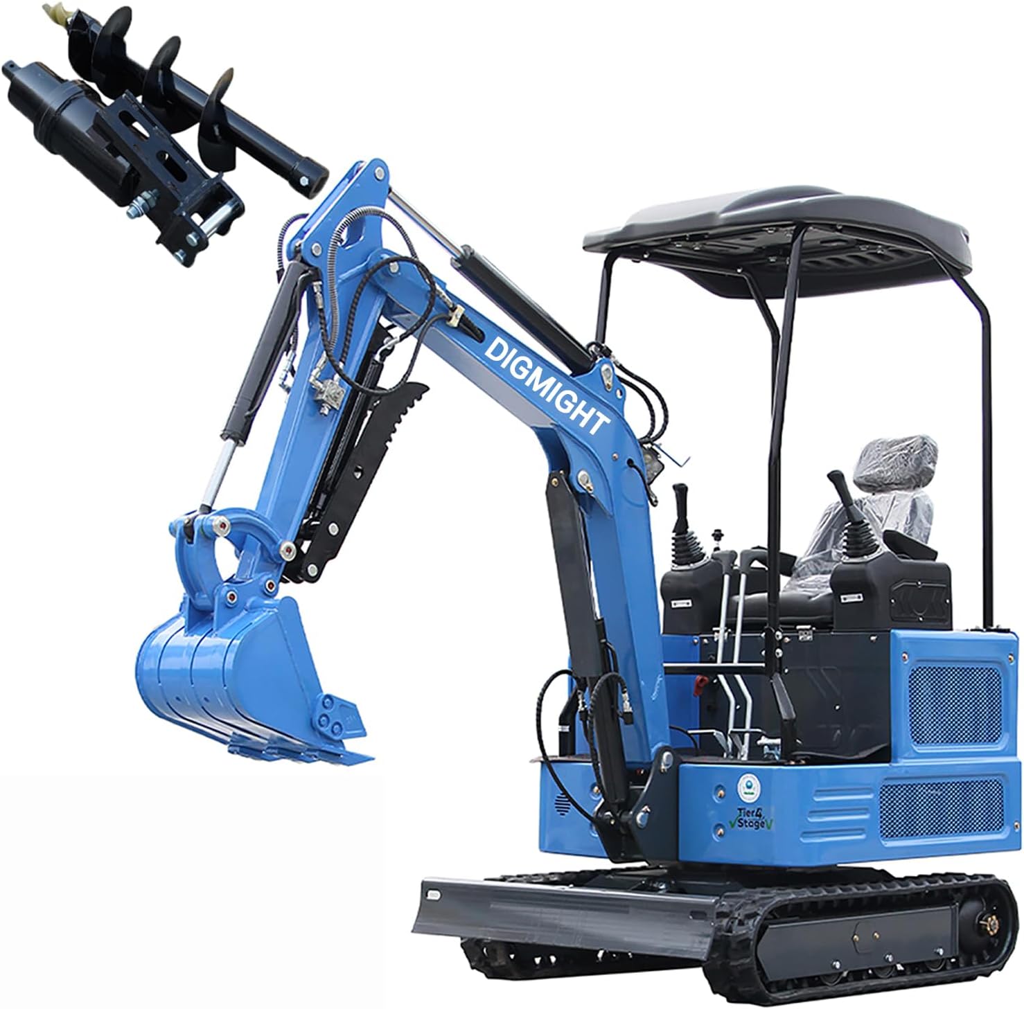 DIGMIGHT DS-180 Mini Excavator Review: Pros & Cons 1 DIGMIGHT DS-180 mini excavator review full unboxing showing every item included