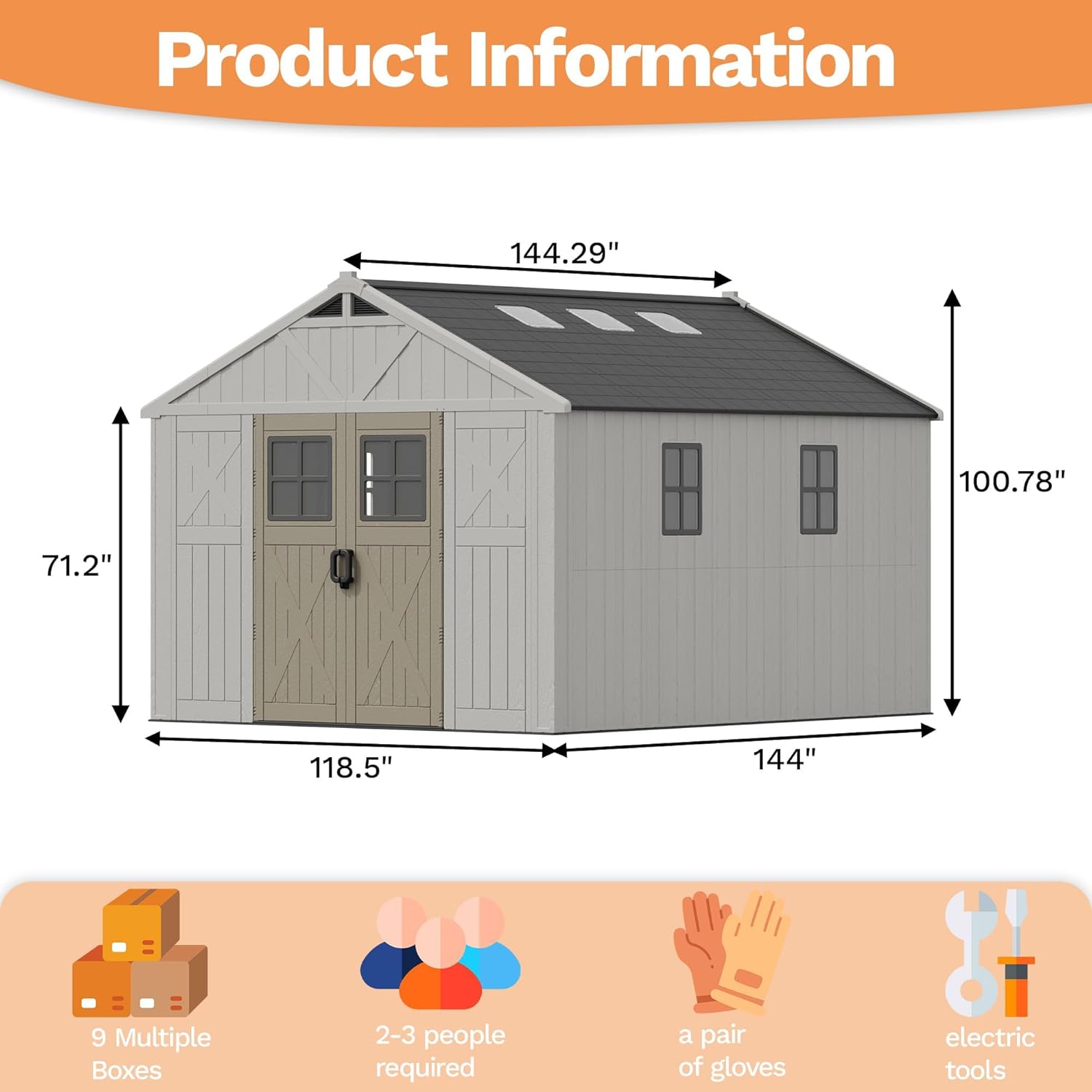 Devoko 10x12 Storage Shed Review: Pros & Cons 2 Devoko 10x12 storage shed review,Devoko storage shed review and rating,is Devoko shed worth buying,Devoko 10x12 shed review pros cons,Devoko shed review honest opinion,Devoko resin shed review verdict — design and build quality detail