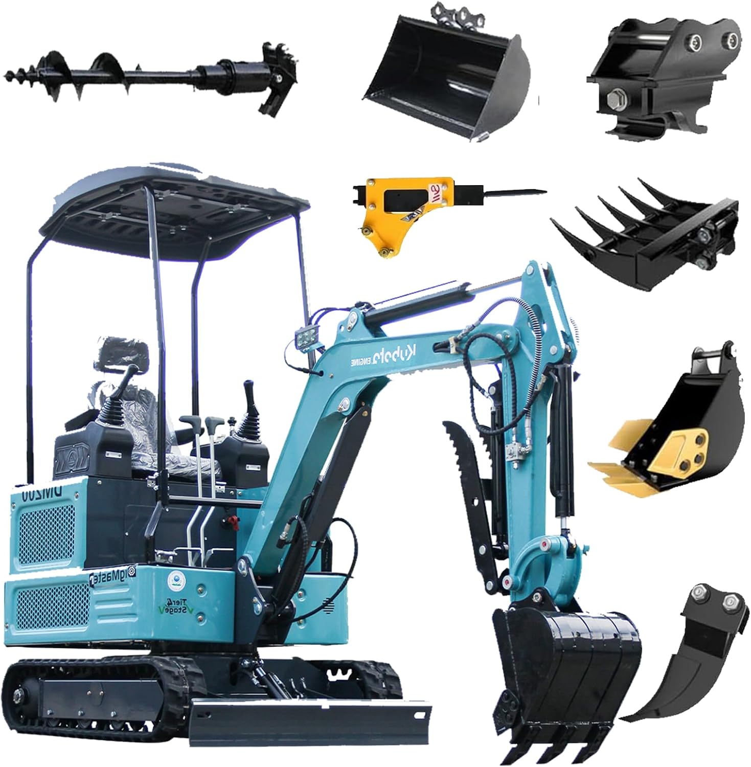 DigMaster DM200 mini excavator review,DM200 mini excavator review and rating,is DigMaster DM200 worth buying,DM200 mini excavator review pros cons,DM200 mini excavator review honest opinion,DigMaster DM200 review verdict — full box contents and build quality
