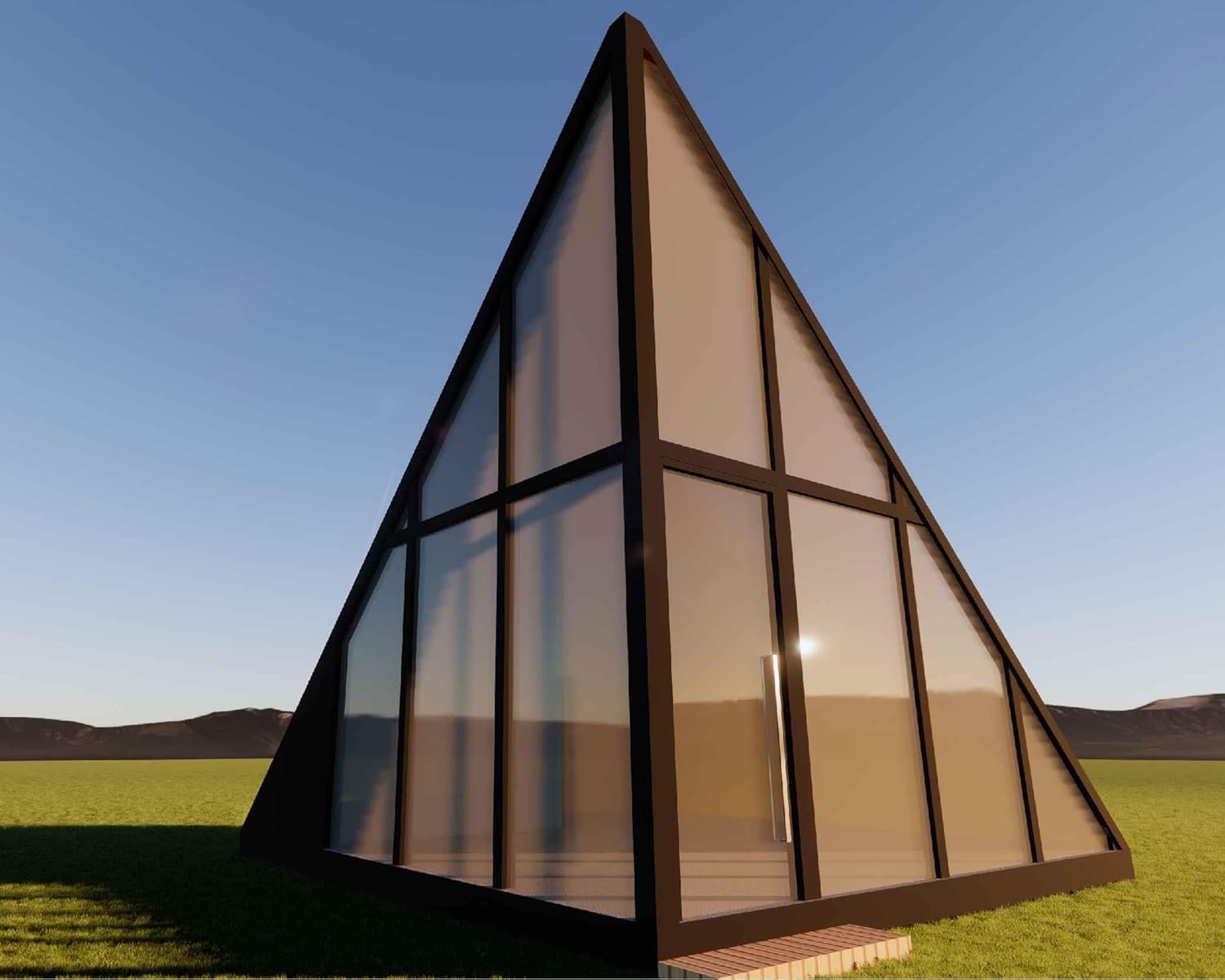 DsonEIIxoren A-Frame glass house review unboxing — what comes in the box