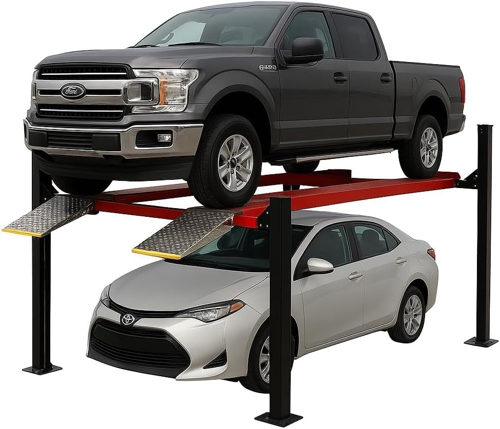 KATOOL 9500lbs 4 Post Lift Review: Honest Pros & Cons 1 KATOOL 9500lbs 4 post lift review,KATOOL 4 post lift review and rating,is KATOOL 9500lbs lift worth buying,KATOOL 4 post lift review pros cons,KATOOL 9500lbs lift honest opinion,KATOOL 4 post lift review verdict build quality and materials close-up