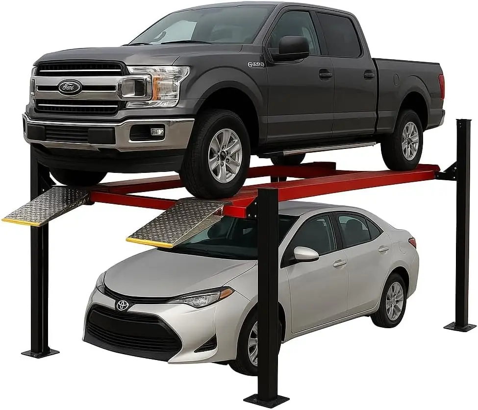 KATOOL 9500lbs 4 Post Lift Review: Honest Pros & Cons 1 KATOOL 9500lbs 4 post lift review,KATOOL 4 post lift review and rating,is KATOOL 9500lbs lift worth buying,KATOOL 4 post lift review pros cons,KATOOL 9500lbs lift honest opinion,KATOOL 4 post lift review verdict build quality and materials close-up