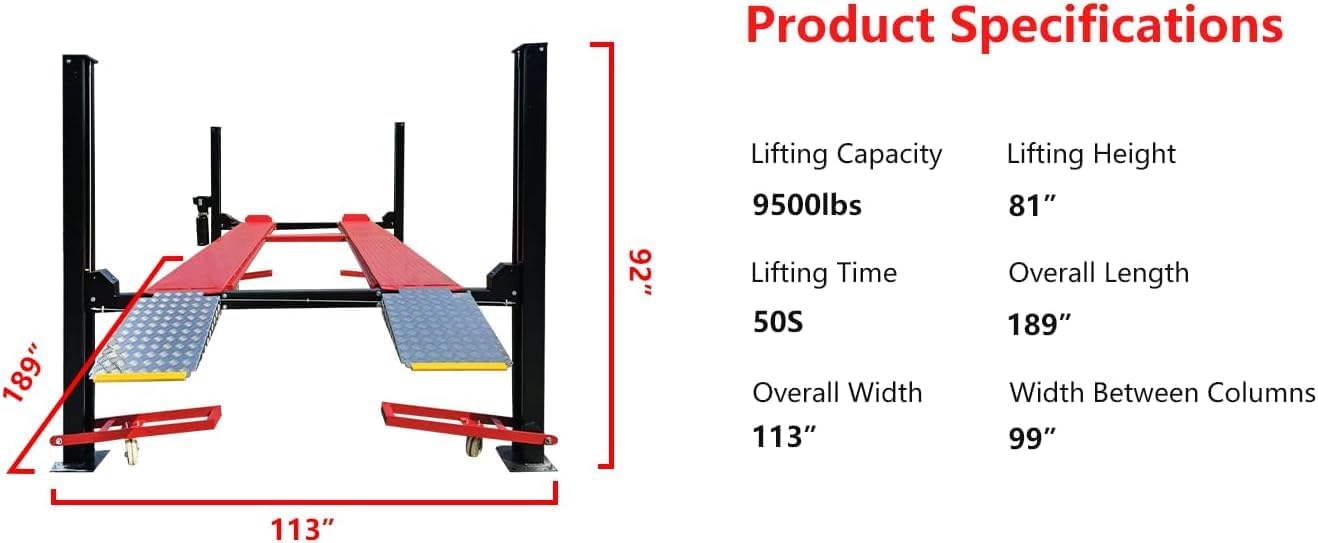 KATOOL 9500lbs 4 Post Lift Review: Honest Pros & Cons 2 KATOOL 9500lbs 4 post lift review,KATOOL 4 post lift review and rating,is KATOOL 9500lbs lift worth buying,KATOOL 4 post lift review pros cons,KATOOL 9500lbs lift honest opinion,KATOOL 4 post lift review verdict real-world performance test results