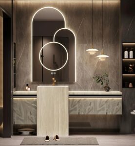 Image 1 of LUTHXAY 52-inch bathroom vanity review