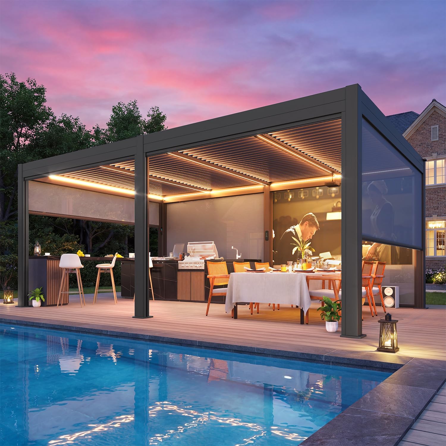 MELLCOM Motorized Louvered Pergola Review: Worth Buying? 1 MELLCOM motorized louvered pergola review,MELLCOM pergola review and rating,is MELLCOM pergola worth buying,MELLCOM pergola review pros cons,MELLCOM pergola honest opinion review,MELLCOM pergola review verdict — full package contents