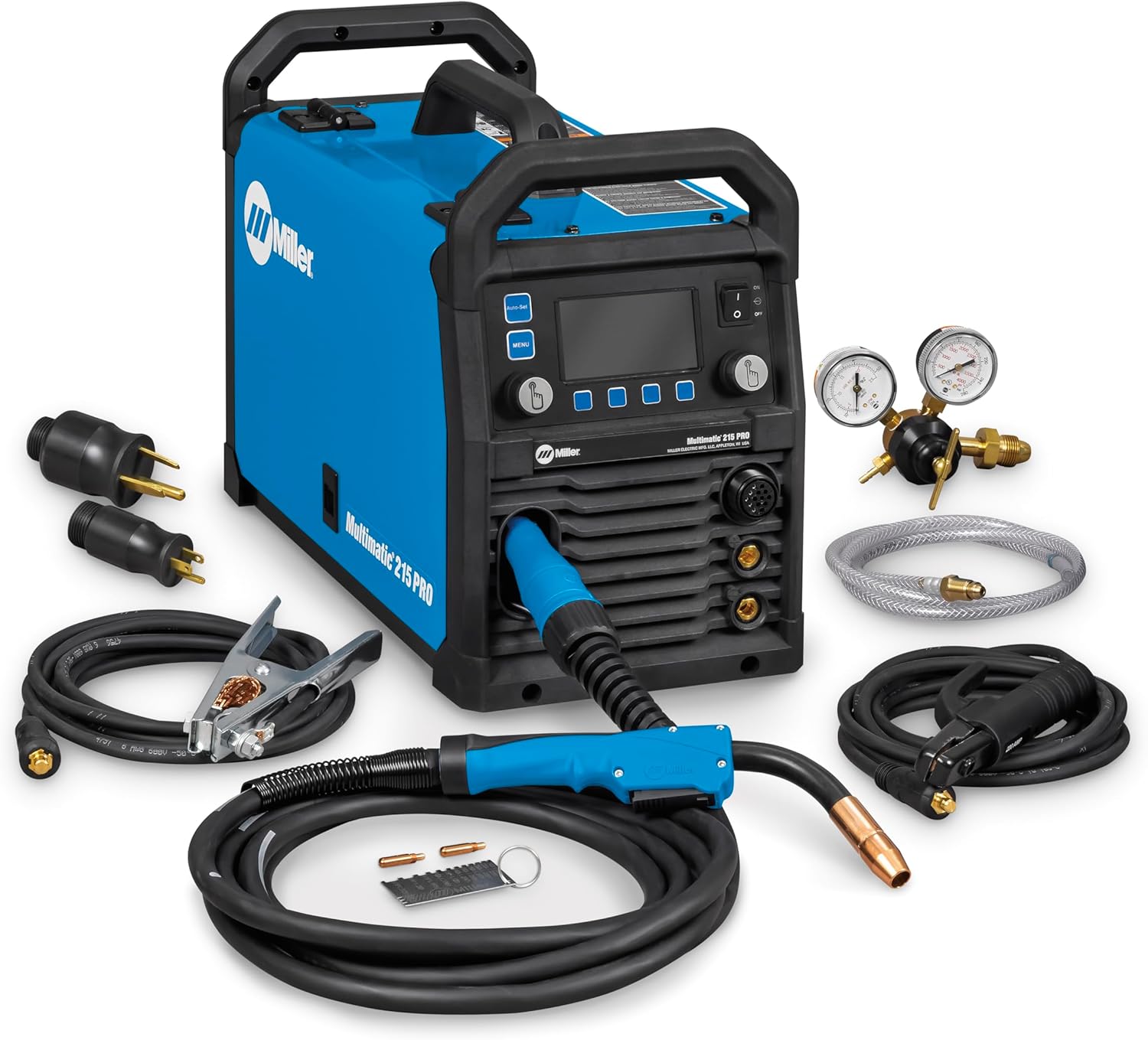 Miller Multimatic 215 PRO review during hands-on MIG welding test on steel - showing bead quality