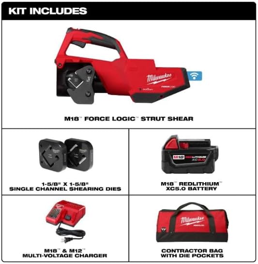 Milwaukee M18 FORCE LOGIC strut shear review setup and first use experience