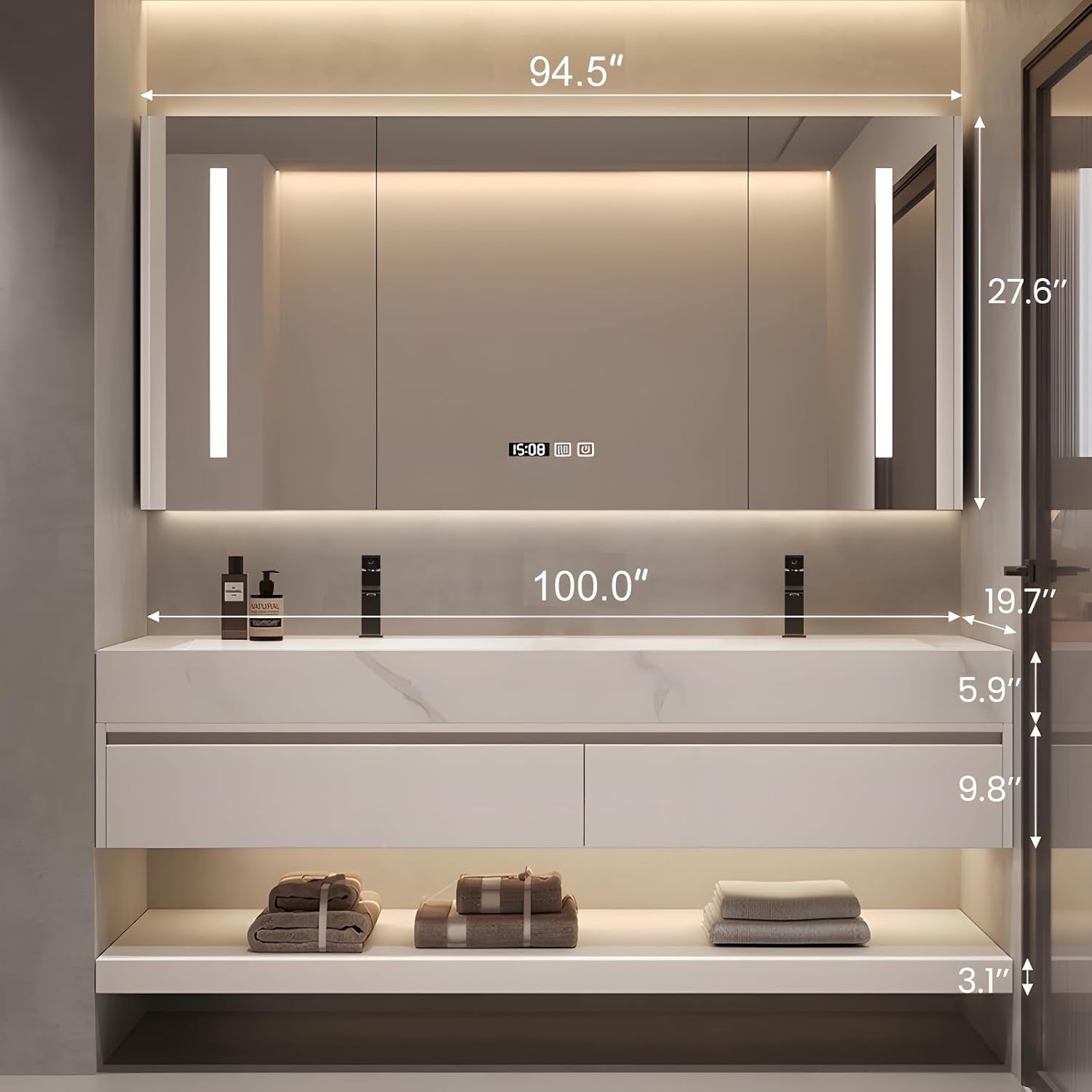 PONLTTEY bathroom vanity review,PONLTTEY double sink vanity review,100 inch vanity with sink review,PONLTTEY wall mounted vanity review,PONLTTEY LED mirror vanity review,PONLTTEY smart vanity review pros cons testing methodology and evaluation criteria