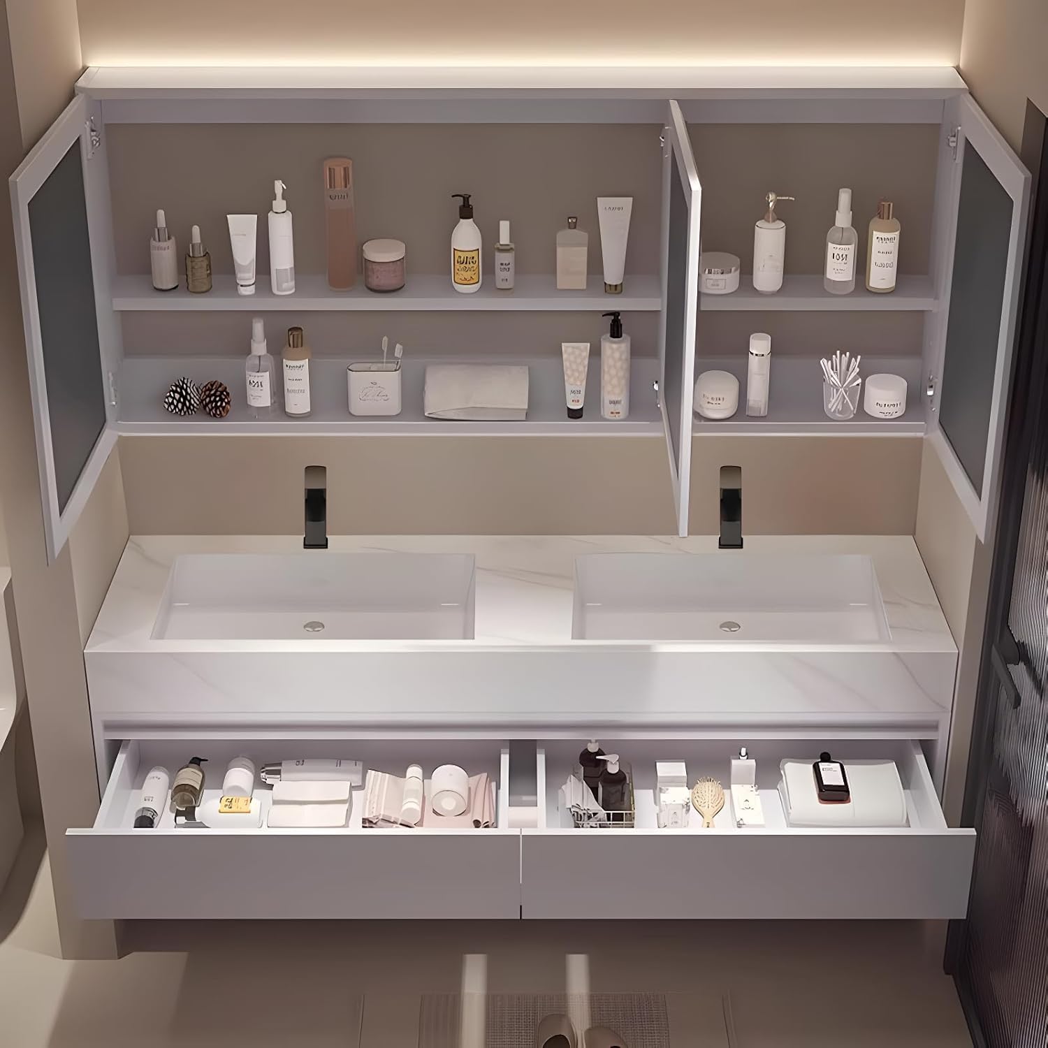 PONLTTEY bathroom vanity review,PONLTTEY double sink vanity review,100 inch vanity with sink review,PONLTTEY wall mounted vanity review,PONLTTEY LED mirror vanity review,PONLTTEY smart vanity review pros cons performance results — claims verified against real-world testing