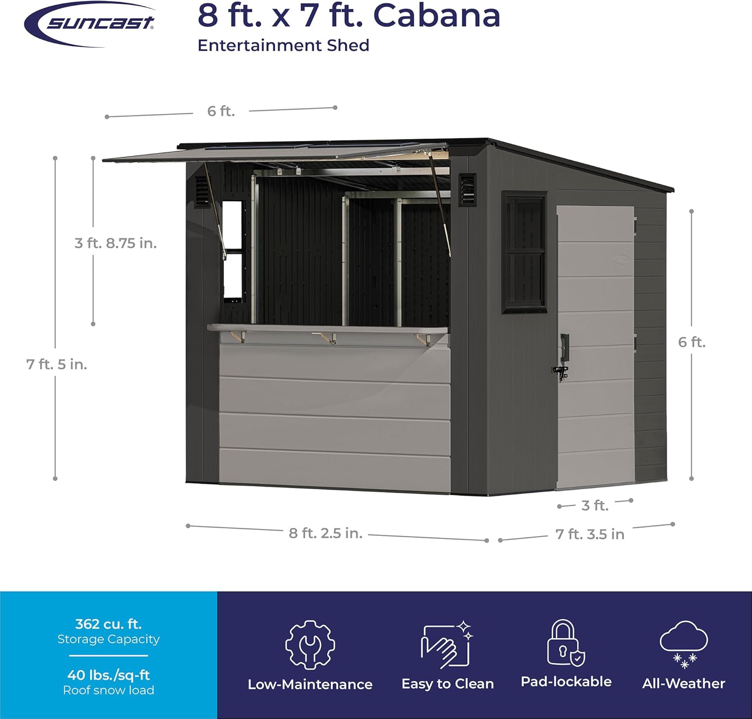 Suncast Cabana Entertainment Shed review,Suncast shed review and rating,is Suncast Cabana shed worth buying,Suncast Cabana Entertainment Shed review pros cons,Suncast Cabana review honest opinion,Suncast Cabana Entertainment Shed review verdict real-world performance test results