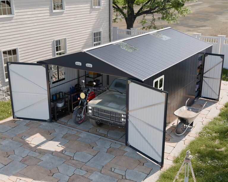 WACASA Metal Garage Shed Review: Pros & Cons 20 Image 1 of WACASA metal garage shed review