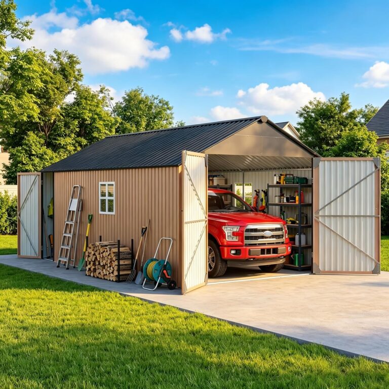 Aoxun Metal Storage Shed Review: Honest Pros & Cons 19 Image 1 of Aoxun metal storage shed review