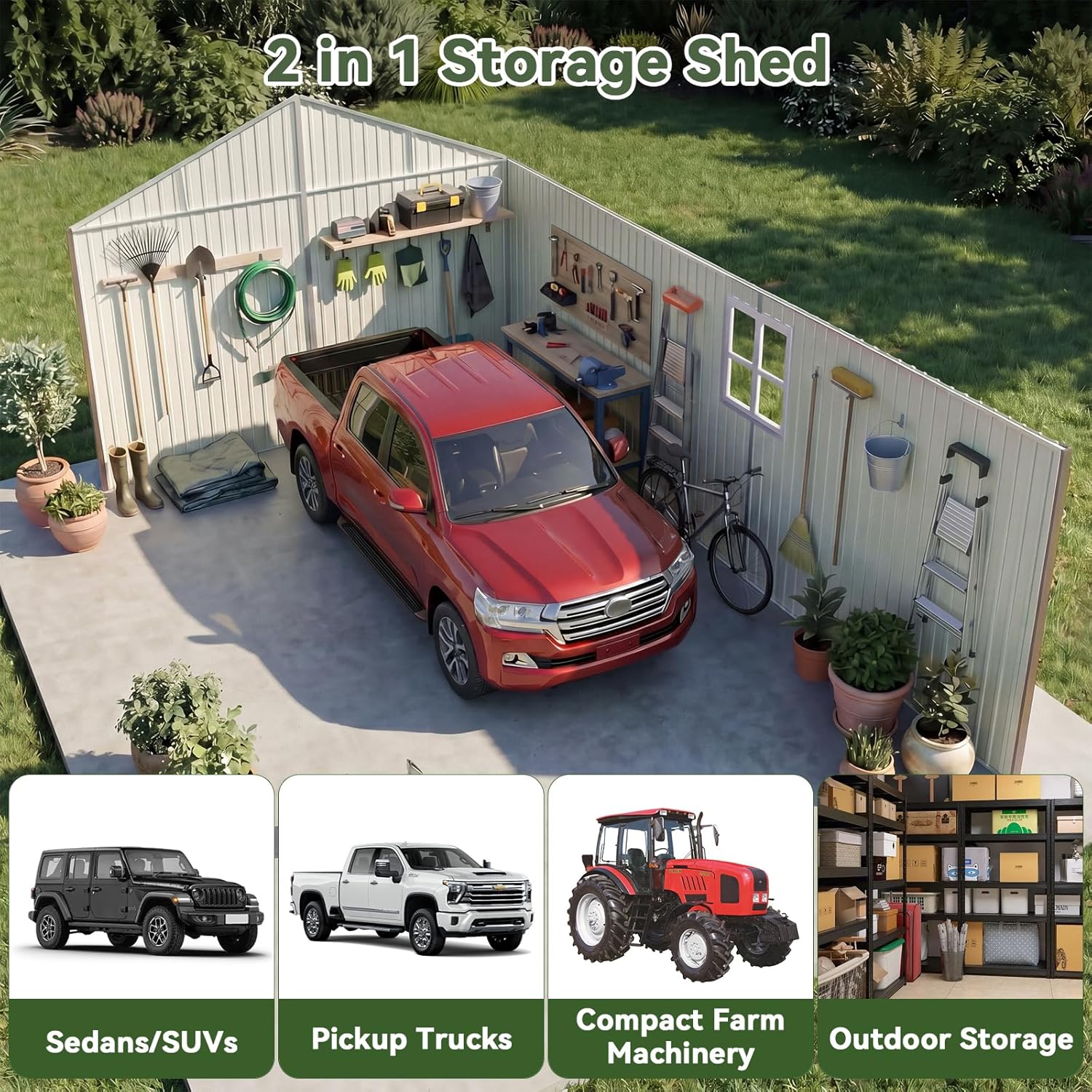 Aoxun Metal Storage Shed Review: Honest Pros & Cons 3 Aoxun metal storage shed review — performance results verified against real-world testing and brand claims