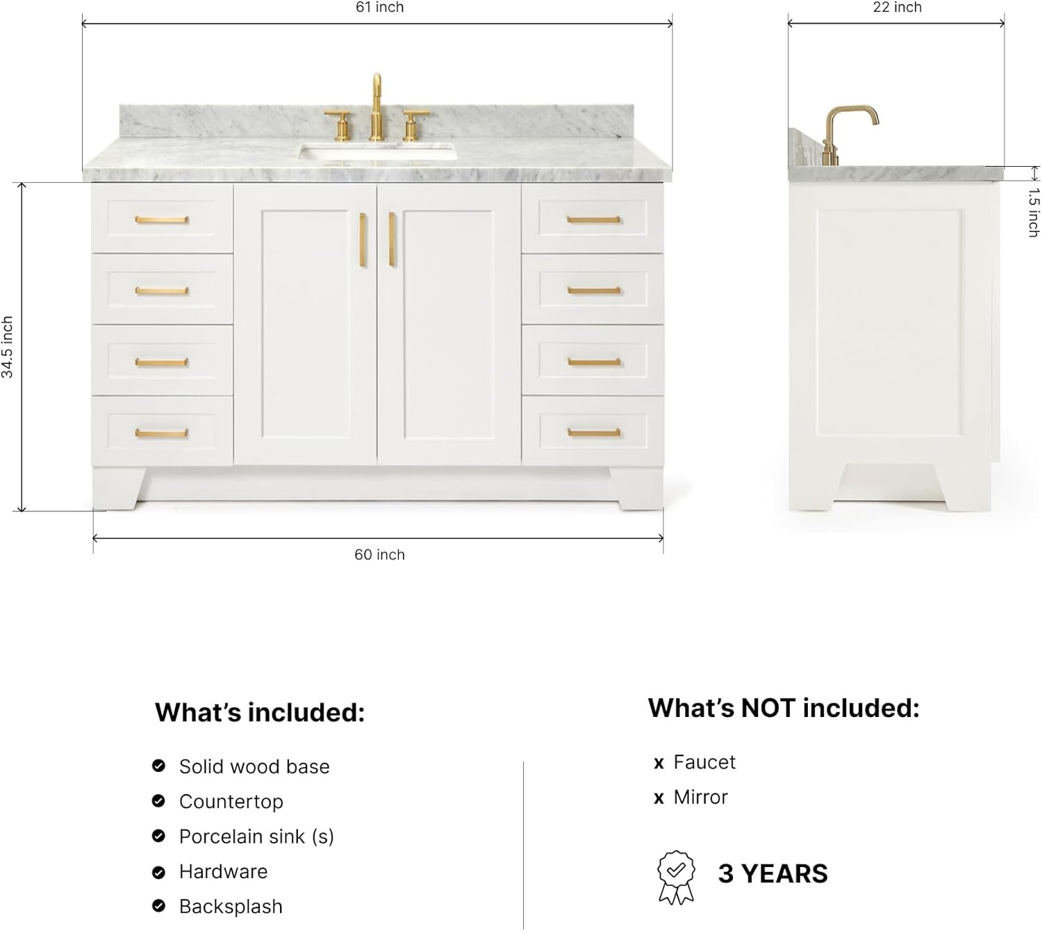 DKB Emilia 61 inch Bathroom Vanity Review: Pros & Cons 2 DKB Emilia 61 inch bathroom vanity review,DKB bathroom vanity review and rating,is DKB Emilia vanity worth buying,DKB Emilia 61 vanity review pros cons,DKB Emilia vanity review honest opinion,DKB Emilia bathroom vanity review verdict unboxing and complete package contents