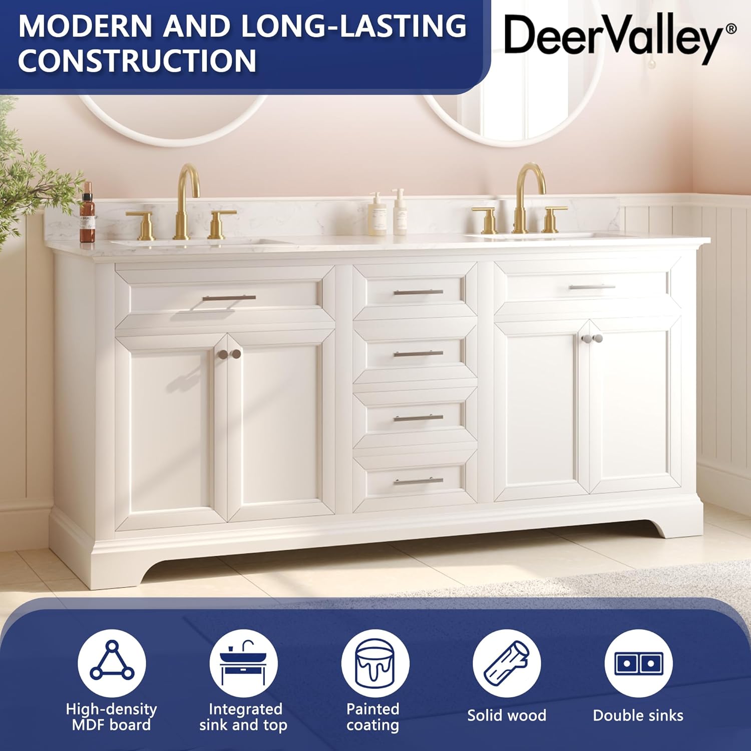 DeerValley 72 inch Bathroom Vanity Review: Honest Pros & Cons 3 DeerValley 72 inch bathroom vanity review,DeerValley 72 inch double sink vanity review pros cons,DeerValley bathroom vanity honest review,72 inch bathroom vanity review and rating,is DeerValley bathroom vanity worth buying,DeerValley vanity review verdict after extended use — long-term performance