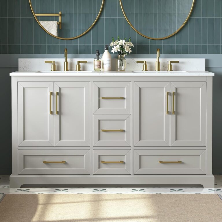 Deluxe Living 60 Inch Double Sink Vanity Review: Pros & Cons 11 Image 1 of Deluxe Living 60 inch double sink vanity review