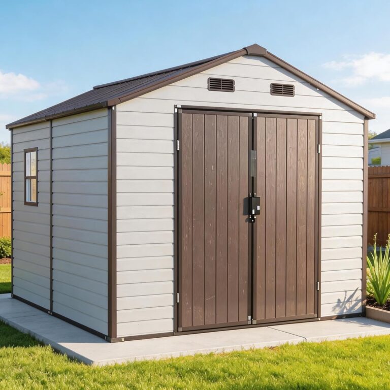 FammyLoft 8x8 Resin Shed Review: Pros & Cons Worth Buying? 32 Image 1 of FammyLoft 8x8 resin shed review