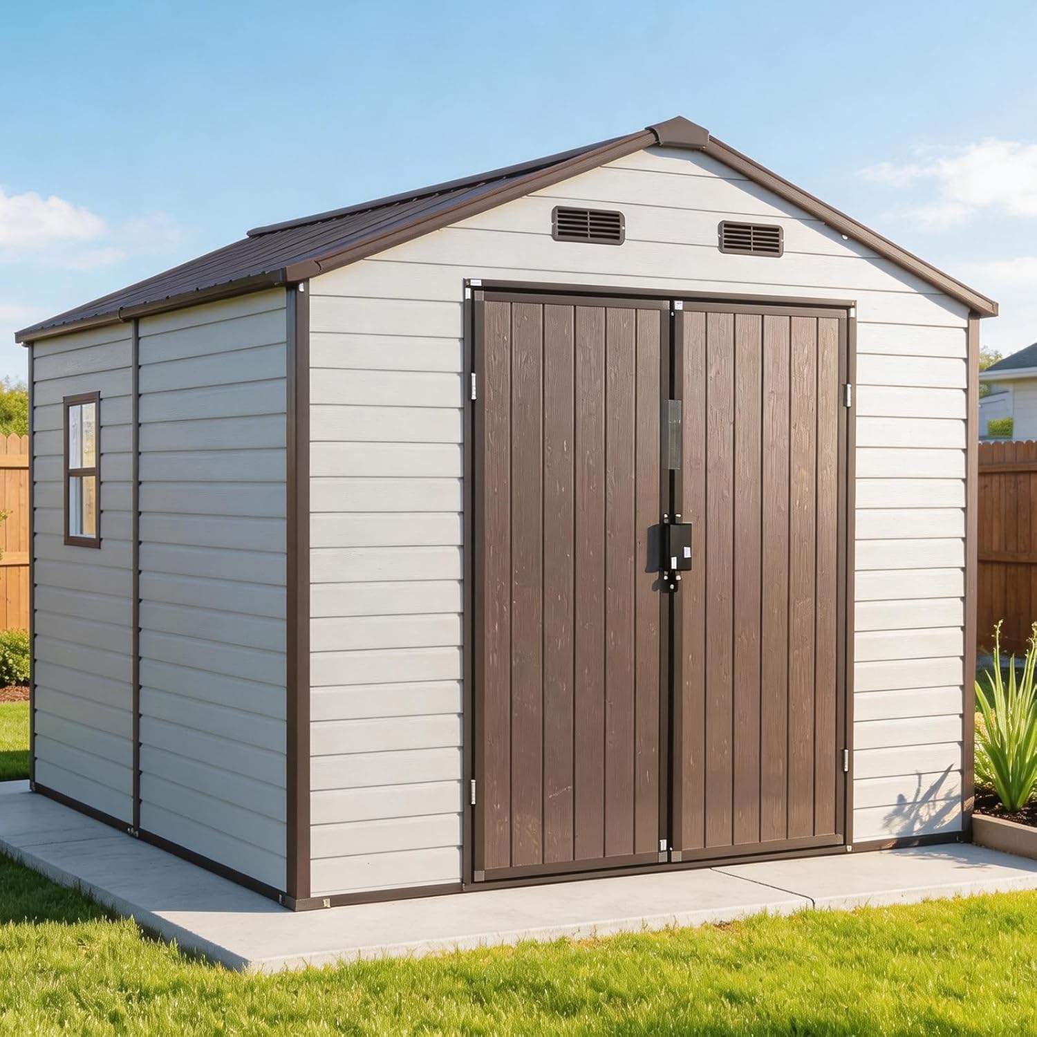 FammyLoft 8x8 Resin Shed Review: Pros & Cons Worth Buying? 1 FammyLoft 8x8 resin shed review,FammyLoft 8x8 resin shed review and rating,is FammyLoft 8x8 resin shed worth buying,FammyLoft 8x8 resin shed review pros cons,FammyLoft 8x8 resin shed review honest opinion,FammyLoft 8x8 resin shed review verdict — full unboxing showing every item included