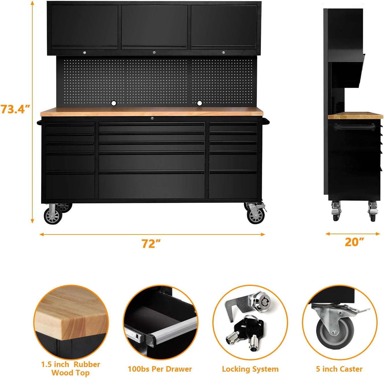 GarveeTech 72-Inch Rolling Tool Cabinet Review: Worth Buying? 2 GarveeTech 72-inch rolling tool cabinet review testing methodology and evaluation criteria