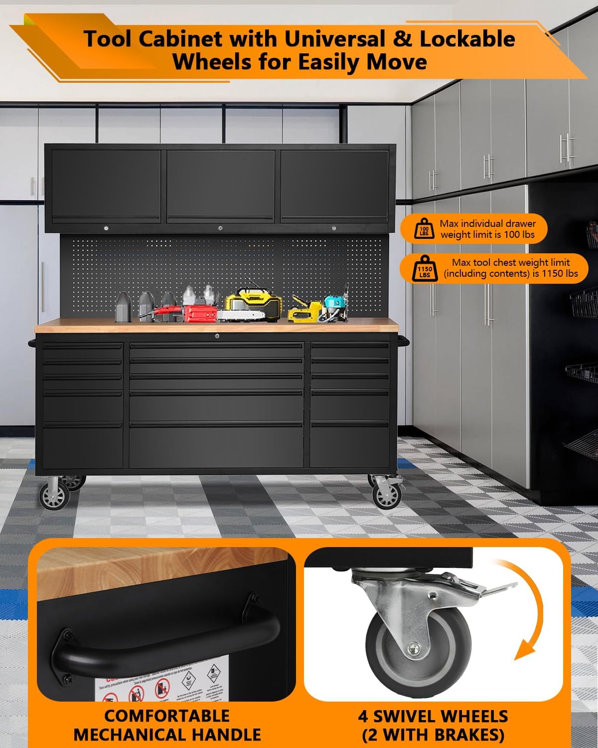 GarveeTech 72-Inch Rolling Tool Cabinet Review: Worth Buying? 3 GarveeTech 72-inch rolling tool cabinet review performance results — claims verified against real-world testing