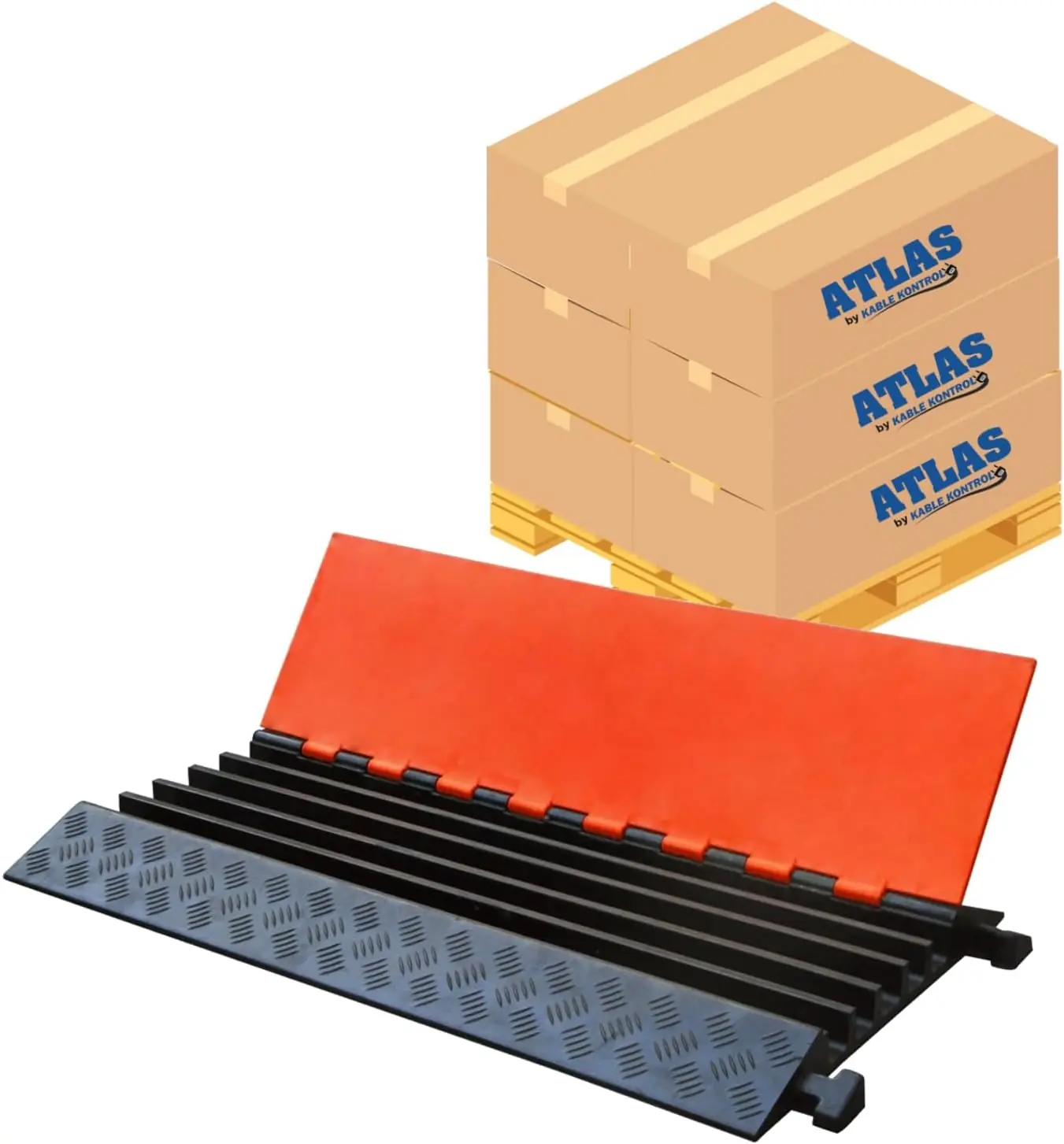 Kable Kontrol Atlas cable protector review during hands-on performance testing on a construction site with heavy equipment
