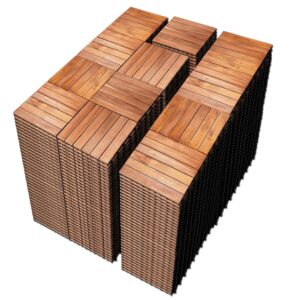 Image 1 of PrimeZone Acacia deck tiles review