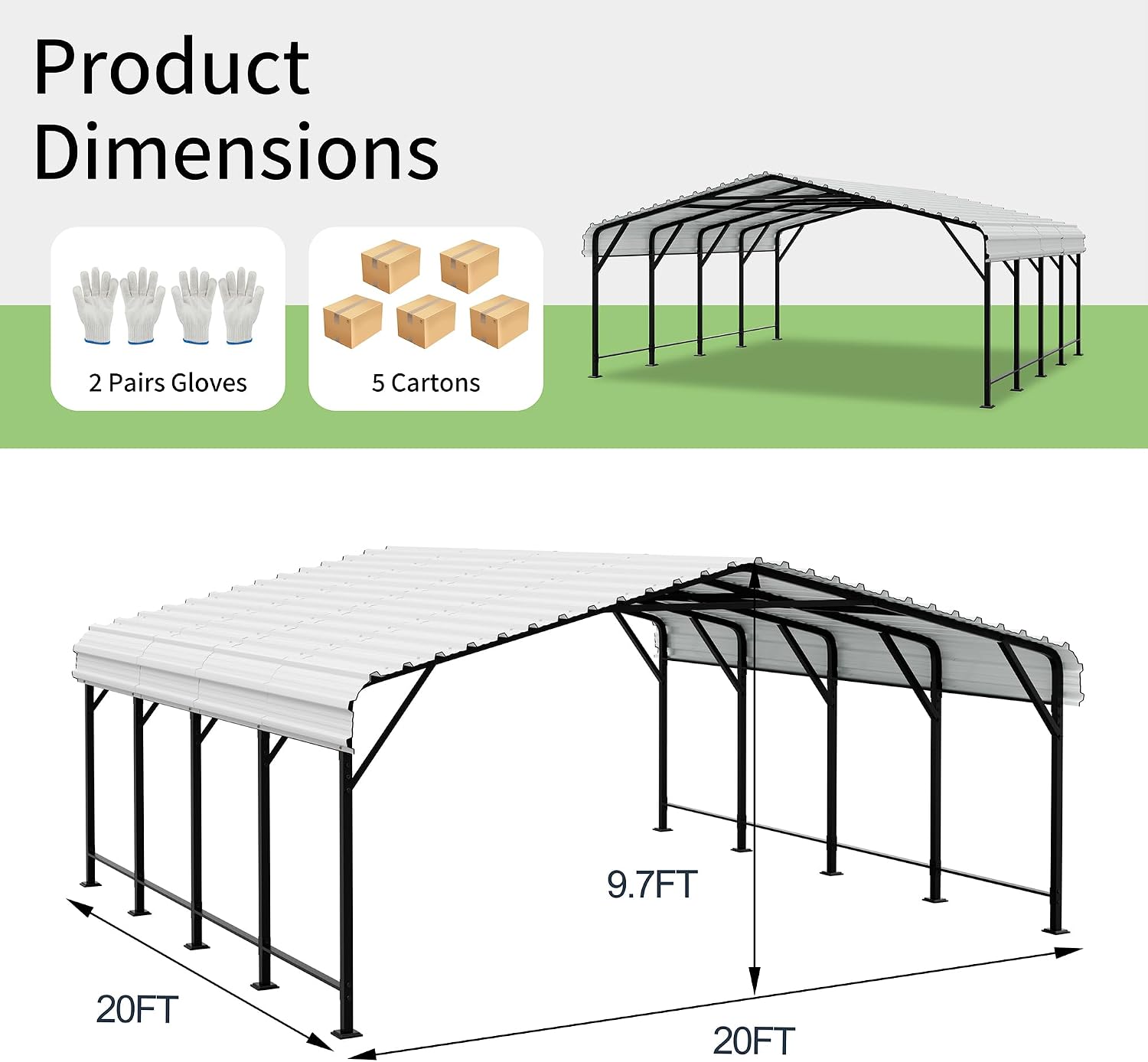 Shintenchi 20x20 metal carport review,Shintenchi carport review and rating,is Shintenchi carport worth buying,Shintenchi carport review pros cons,Shintenchi carport review honest opinion,Shintenchi metal carport review verdict key features and specifications overview