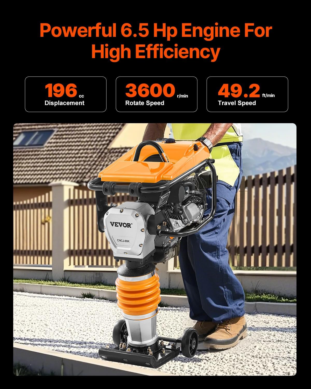 VEVOR Jumping Jack Compactor Review: Pros & Cons Verdict 4 VEVOR jumping jack compactor review features evaluated through real use