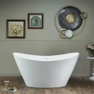 Image 1 of WOODBRIDGE stone resin bathtub review