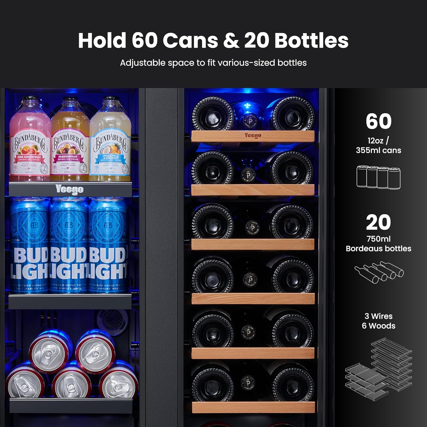 Yeego 24 Inch Wine Cooler review,Yeego wine cooler review and rating,is Yeego wine cooler worth buying,Yeego wine cooler review pros cons,Yeego wine cooler review honest opinion,Yeego wine cooler review verdict — design and build quality detail
