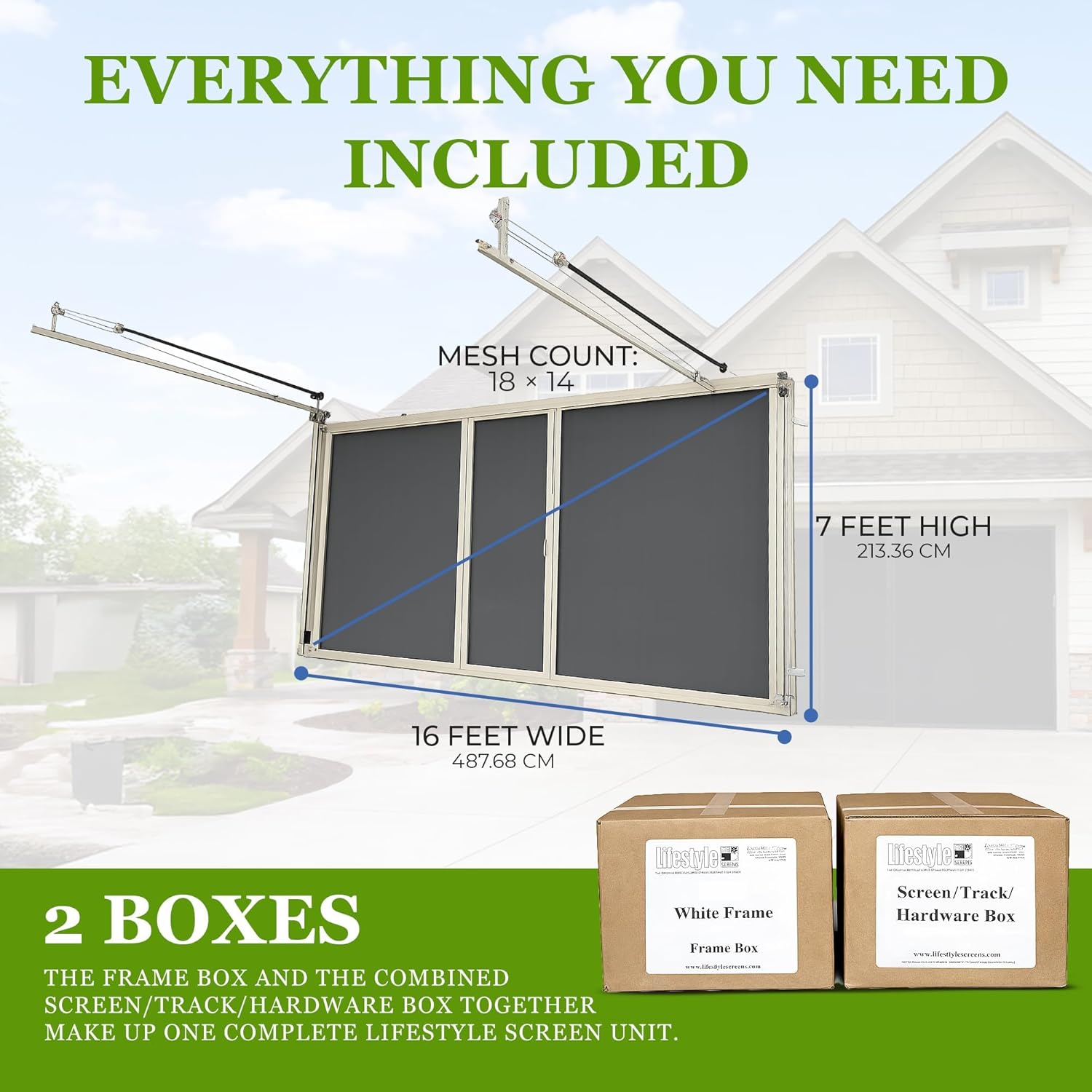 lifestyle screens garage door screen review real-world performance test results showing screen in use