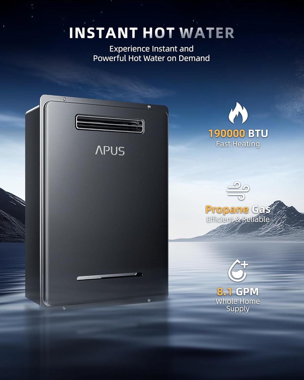 APUS 190000 BTU Tankless Water Heater Review: Honest Verdict 2 APUS 190000 BTU tankless water heater review,APUS tankless water heater review and rating,is APUS 190000 BTU worth buying,APUS 190000 BTU review pros cons,APUS tankless water heater honest opinion,APUS 190000 BTU review verdict setup process and initial configuration