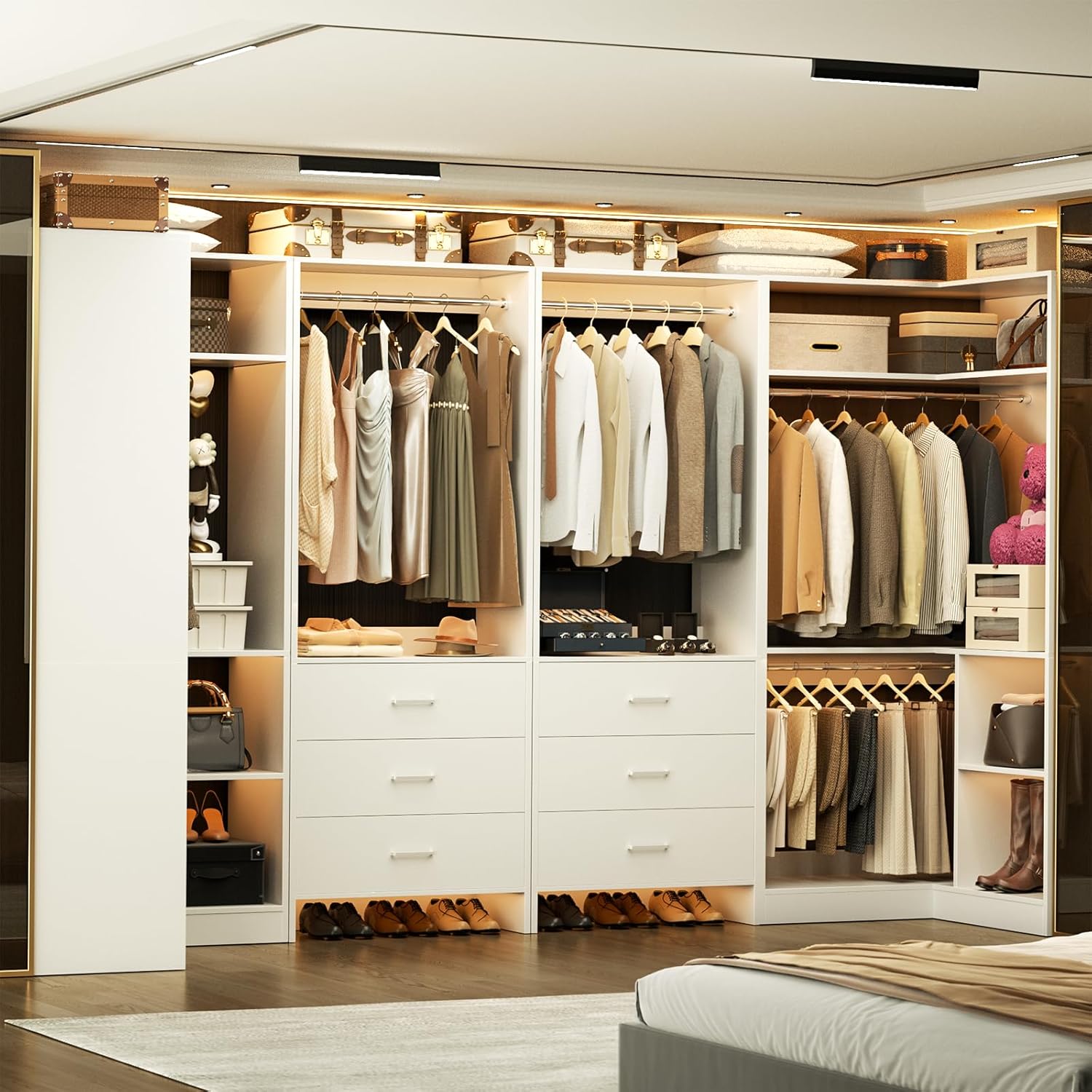 Aheaplus Closet System Review: Unbiased Pros & Cons 2 Aheaplus closet system review real-world performance test results with loaded garments and accessories