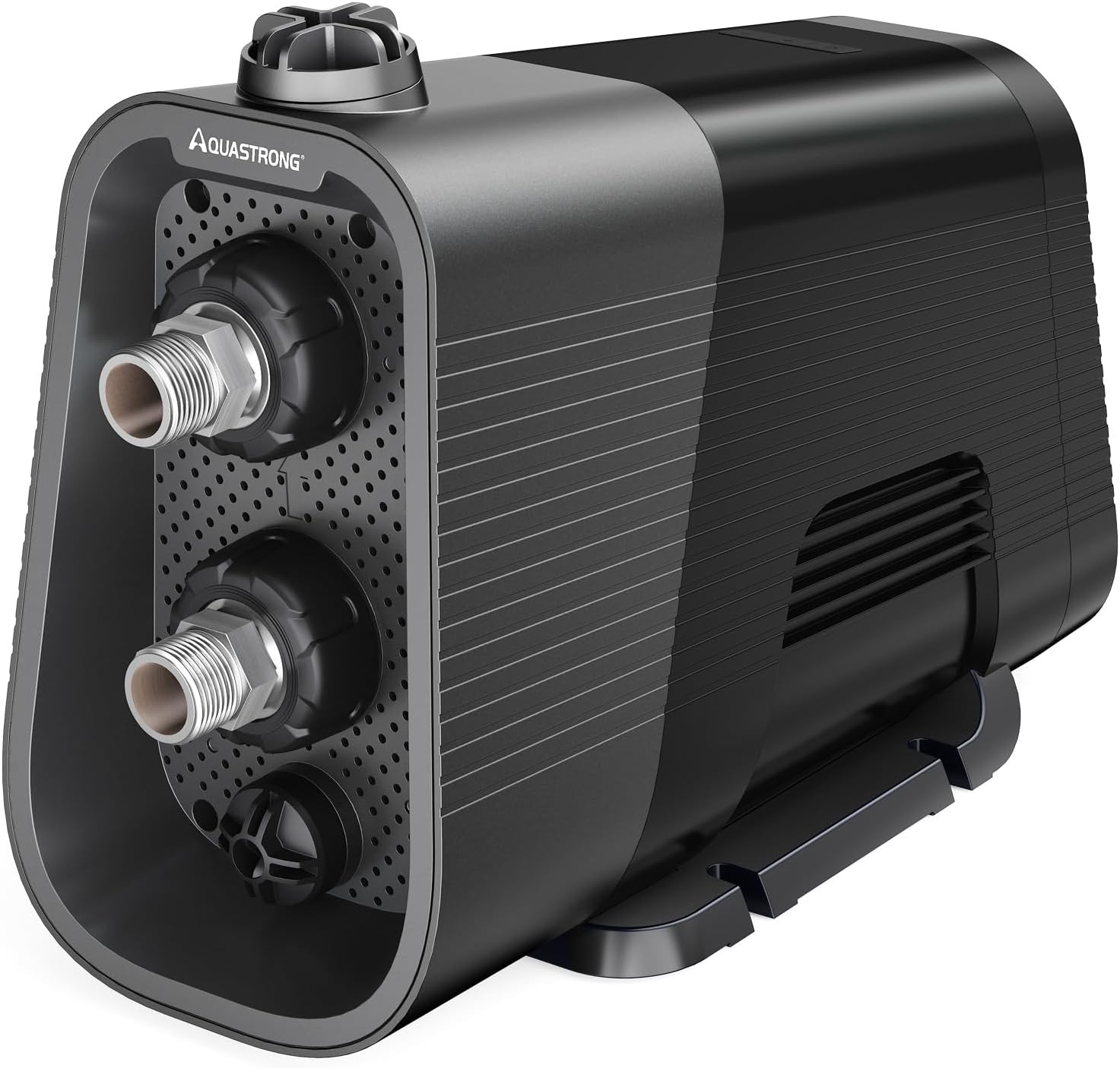 Aquastrong Smart 45 Review: Honest Pros & Cons Worth Buying? 1 Aquastrong Smart 45 review and rating — unboxing showing pump unit, manual, and included connectors