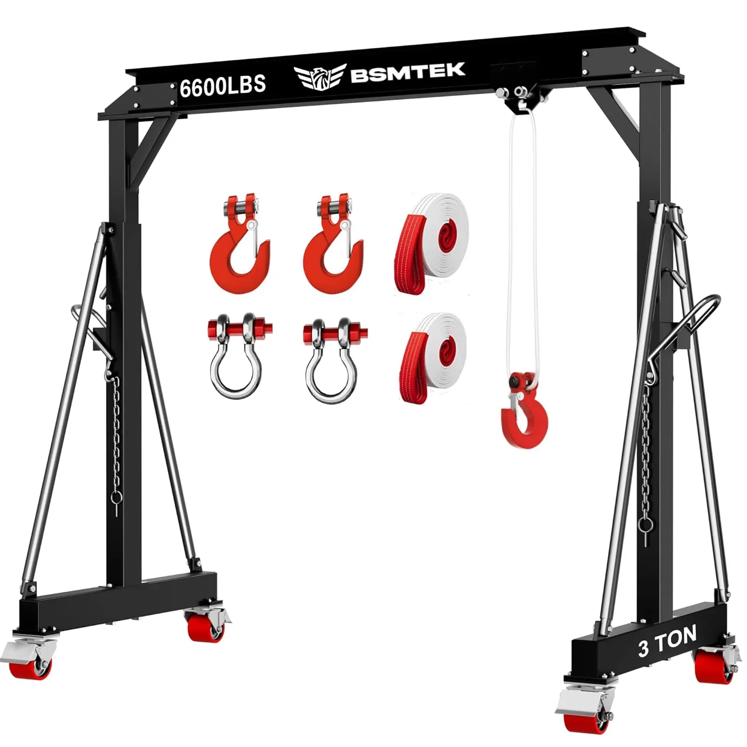 BSMTEK Gantry Crane Review: Pros & Cons, Is It Worth Buying? 1 BSMTEK gantry crane review build quality and materials close-up