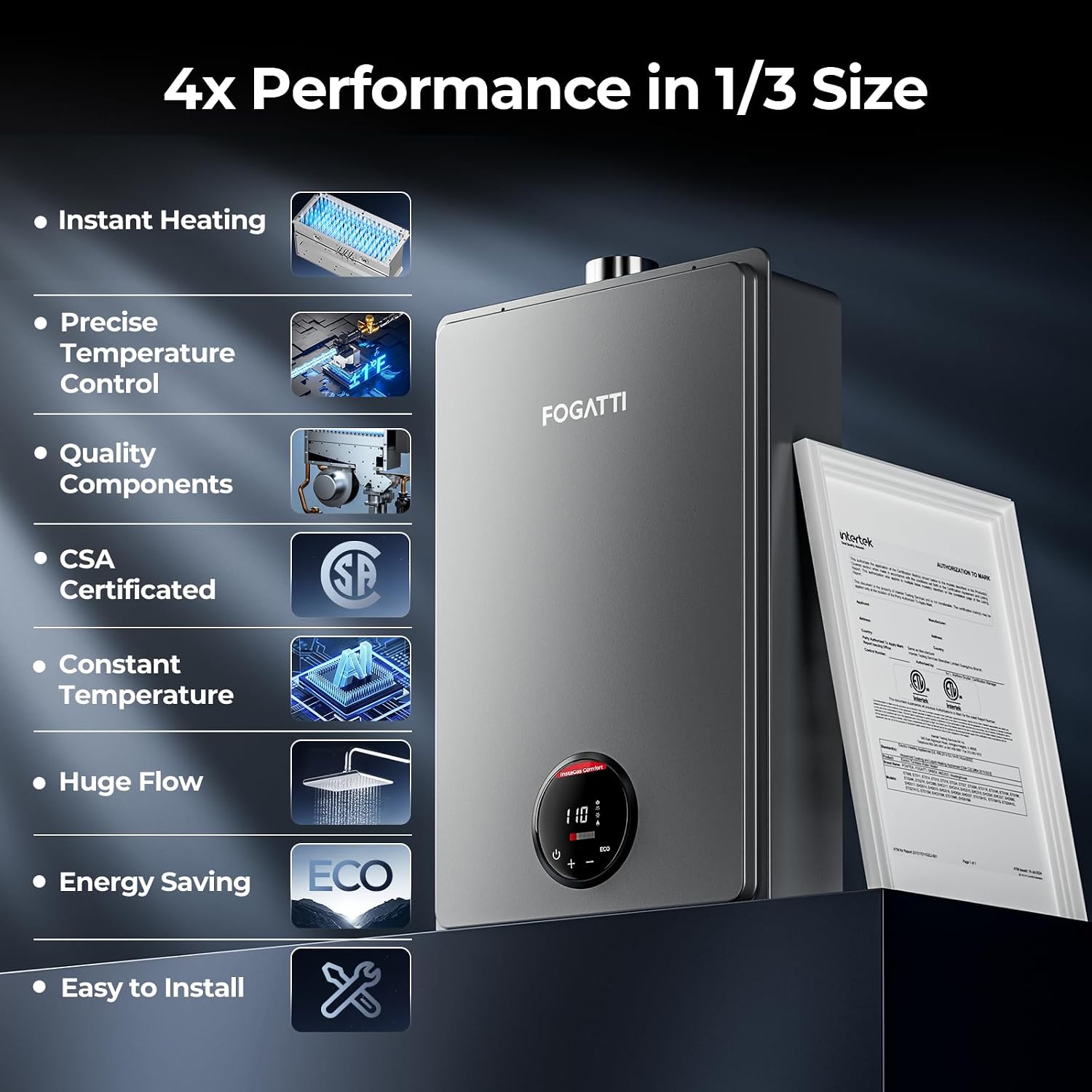 FOGATTI Tankless Water Heater Review: Pros & Cons 2 FOGATTI tankless water heater review unboxing and complete package contents