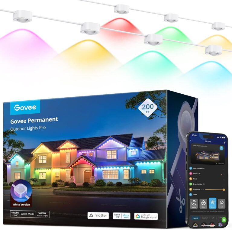 Govee Permanent Outdoor Lights Pro Honest Review: Pros & Cons 18 Image 1 of Govee Permanent Outdoor Lights Pro review