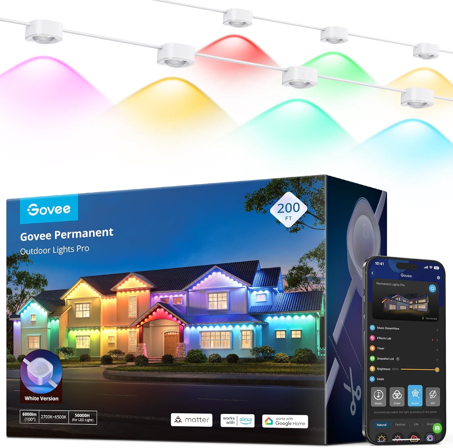 Govee Permanent Outdoor Lights Pro Honest Review: Pros & Cons 1 Govee Permanent Outdoor Lights Pro review unboxing — what is included in the package