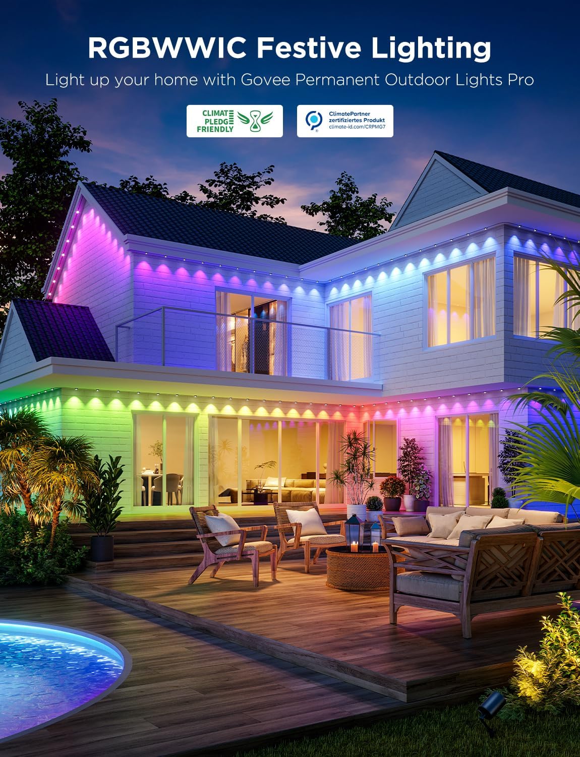 Govee Permanent Outdoor Lights Pro Honest Review: Pros & Cons 2 Govee Permanent Outdoor Lights Pro review setup and first use experience