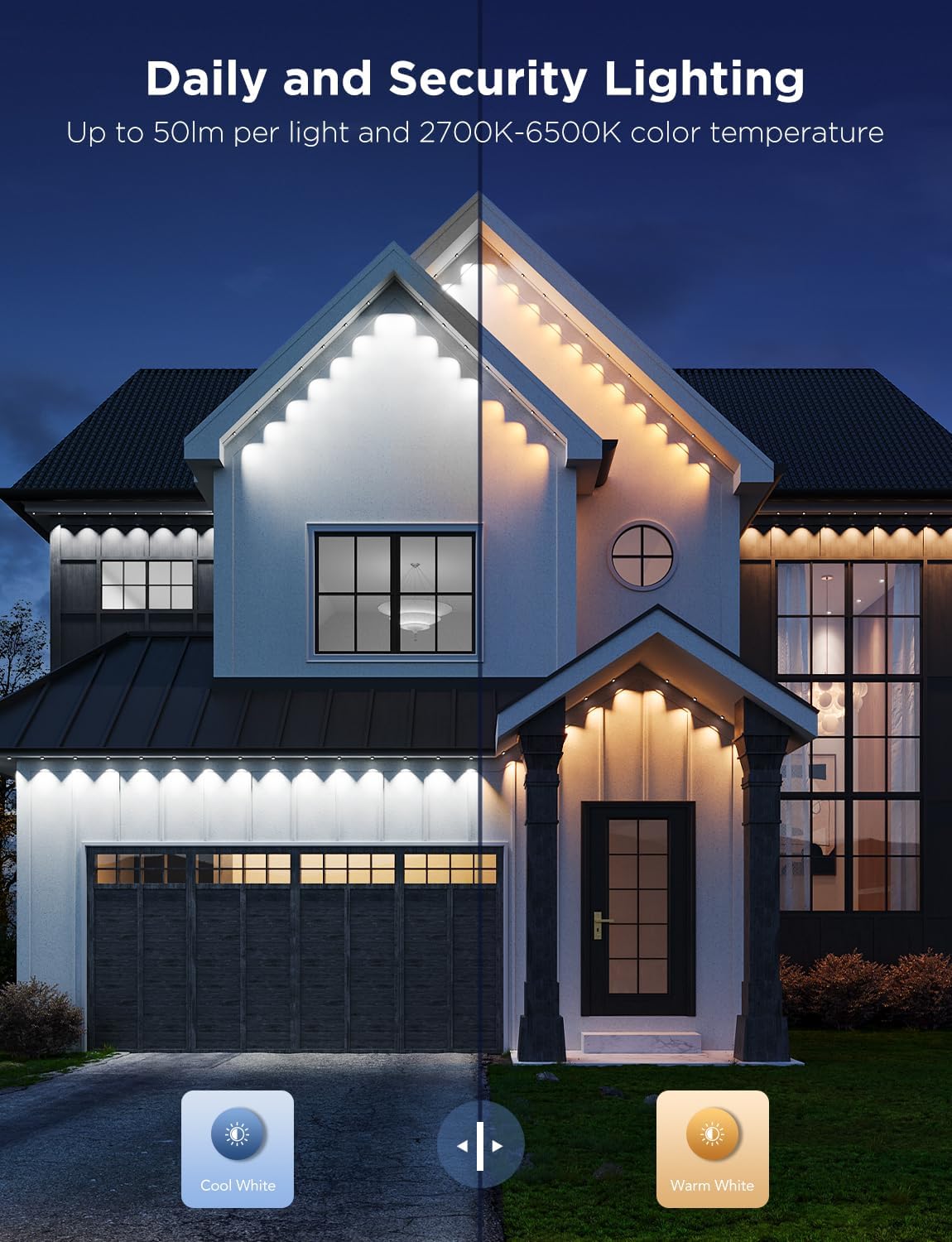 Govee Permanent Outdoor Lights Pro Honest Review: Pros & Cons 3 Govee Permanent Outdoor Lights Pro review after extended use — long-term performance