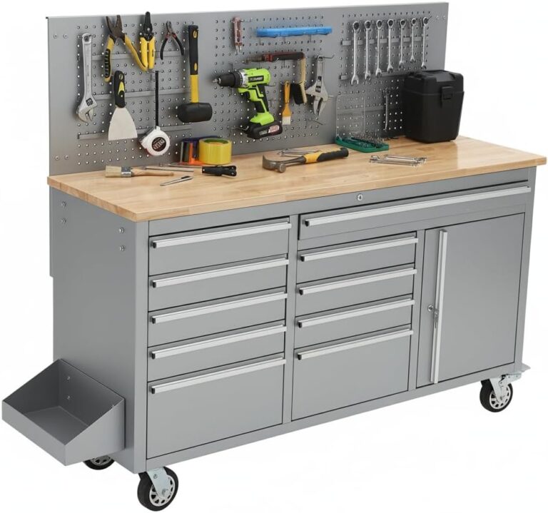 IDEALHOUSE 61-inch Rolling Tool Chest Review: Honest Verdict 1 Image 1 of IDEALHOUSE 61-inch rolling tool chest review