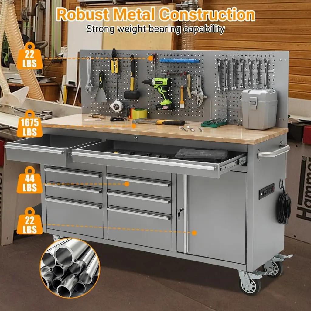 IDEALHOUSE 61-inch Rolling Tool Chest Review: Honest Verdict 4 IDEALHOUSE 61-inch rolling tool chest review,IDEALHOUSE rolling tool chest review and rating,is IDEALHOUSE 61-inch tool chest worth buying,IDEALHOUSE rolling cabinet review pros cons,IDEALHOUSE tool chest review honest opinion,IDEALHOUSE 61-inch rolling cabinet review verdict features evaluated through real use