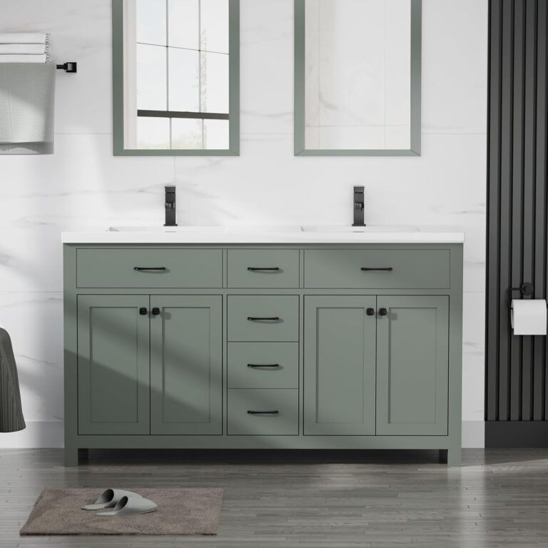 LUCKWIND 60 Bathroom Vanity Review: Worth Buying? Pros & Cons 1 Image 1 of LUCKWIND 60 bathroom vanity review