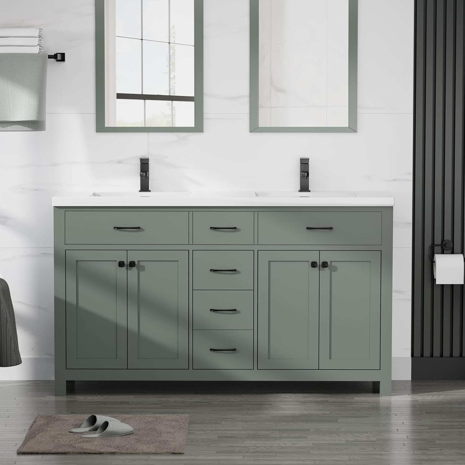 LUCKWIND 60 Bathroom Vanity Review: Worth Buying? Pros & Cons 1 LUCKWIND 60 bathroom vanity review,LUCKWIND 60 bathroom vanity review and rating,is LUCKWIND bathroom vanity worth buying,LUCKWIND 60 vanity review pros cons,LUCKWIND vanity review honest opinion,LUCKWIND 60 inch vanity review verdict — full box contents and build quality