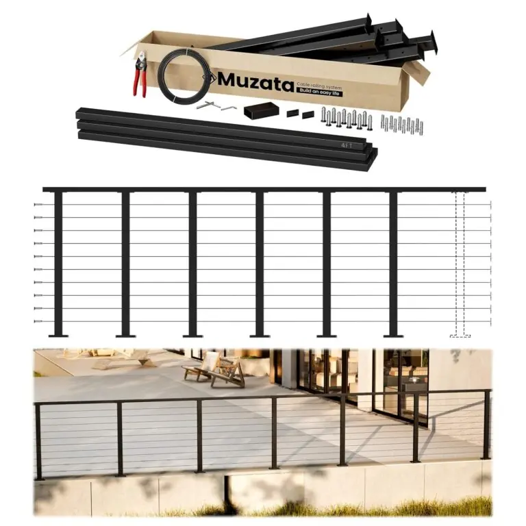Muzata Cable Railing Kit Review: Honest Pros & Cons 5 Image 1 of Muzata cable railing kit review