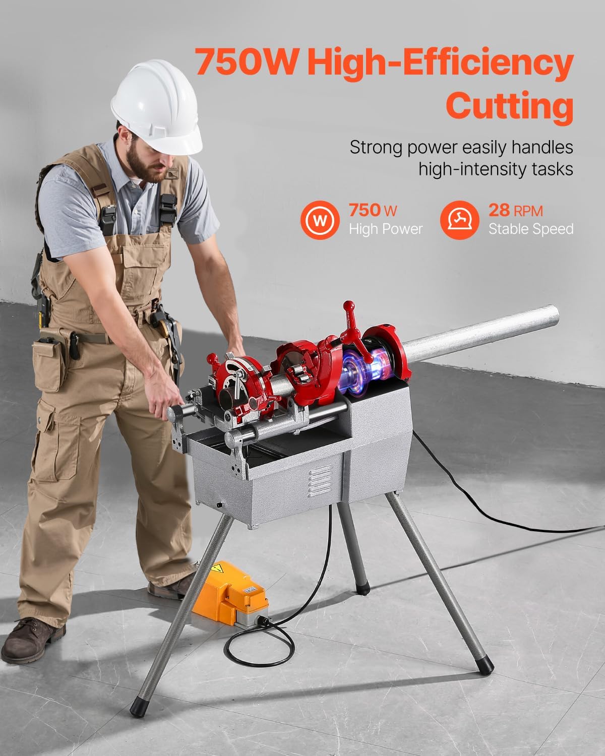 VEVOR Electric Pipe Threader Review: Pros & Cons, Worth Buying? 3 VEVOR electric pipe threader review features in daily use