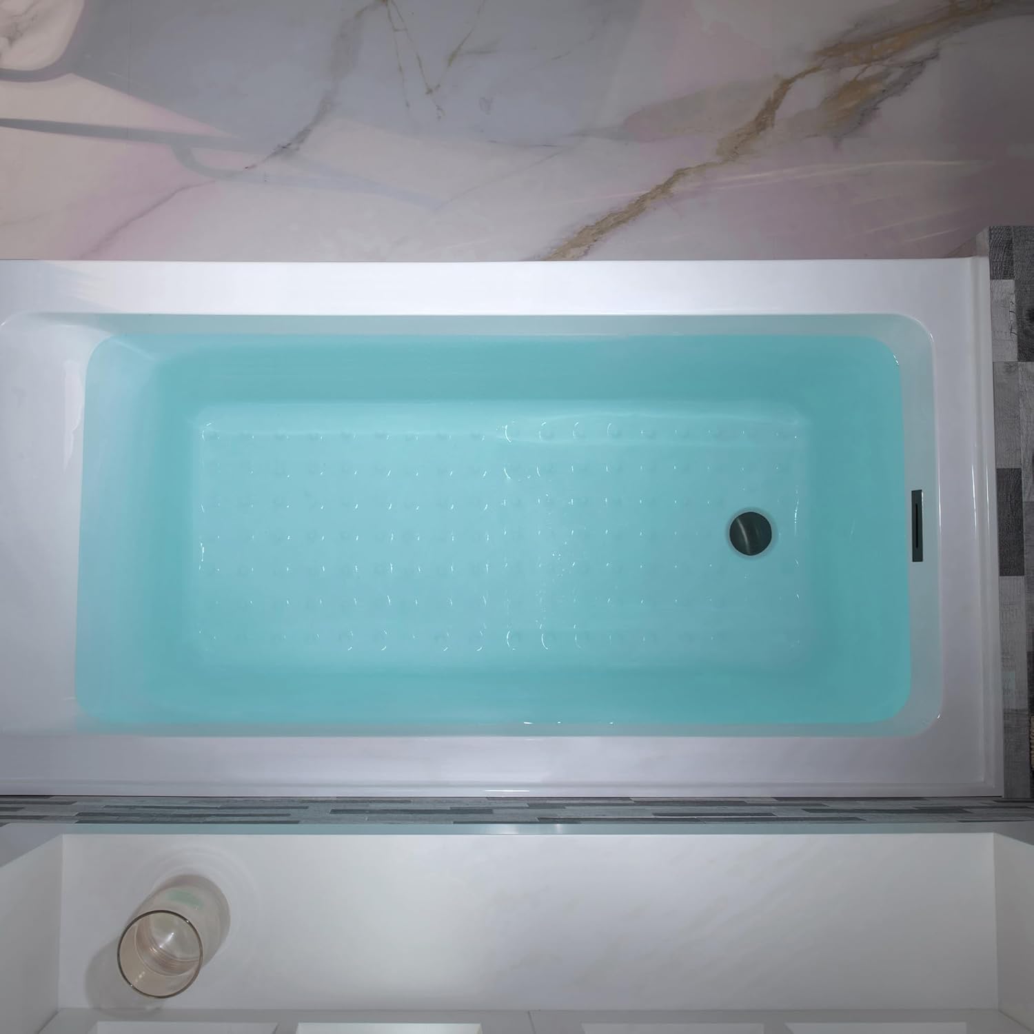 WOODBRIDGE LB429-L Review: Honest Pros & Cons Worth Buying? 3 WOODBRIDGE LB429-L review features in daily use showing the matte black drain and interior space